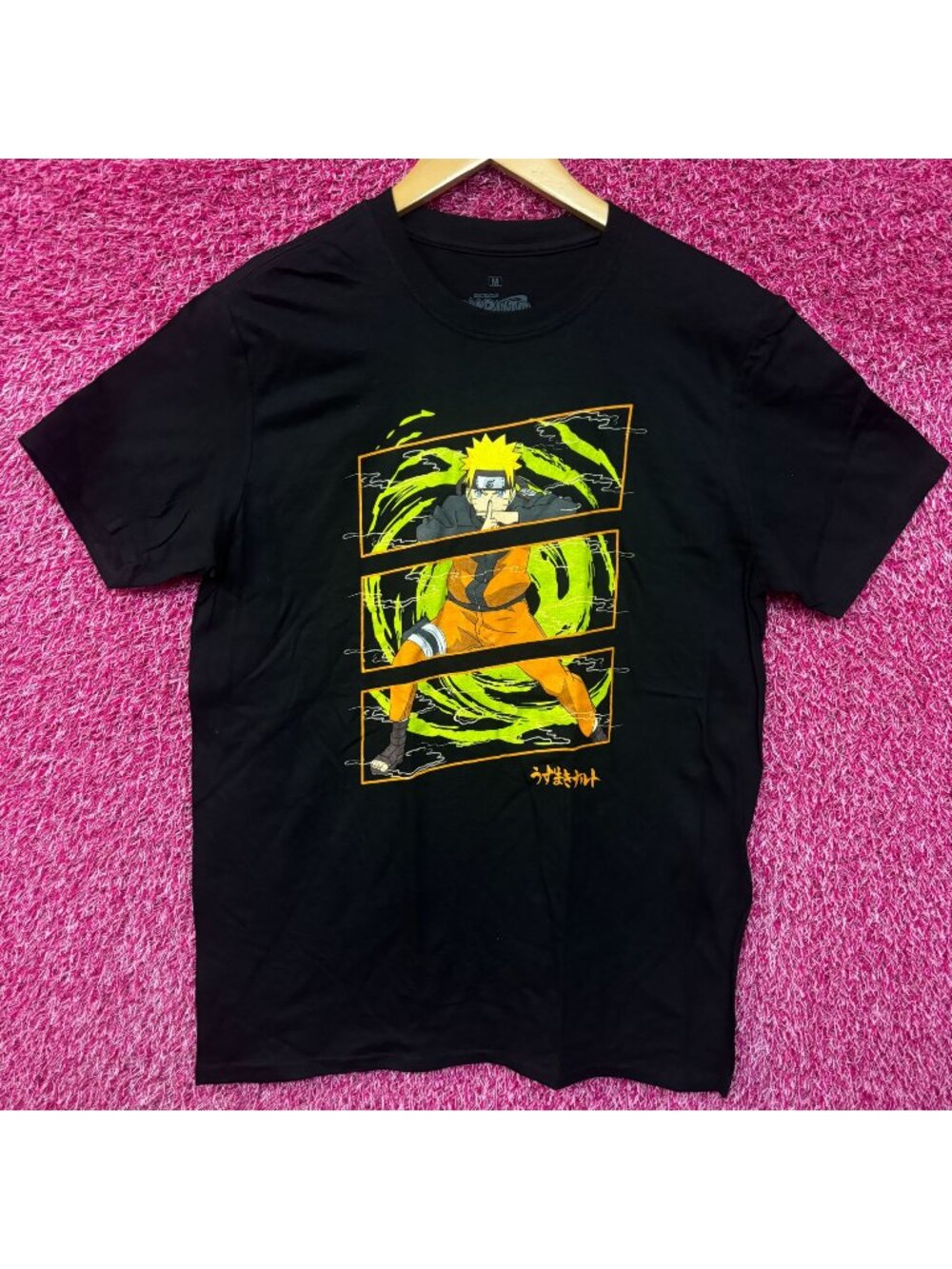 Naruto Green Portal Anime T-shirt size medium